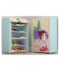 iShopping - Easy Shop 5 Layer Shoe Rack Blue (0826)