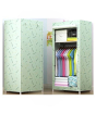 iShopping - Easy Shop Double Shelf Hanging Wardrobe Green