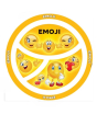 iShopping - Easy Shop Emoji Melamine Serving Tray For Kid's