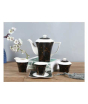 iShopping - Easy Shop Marble Print Ceramic Tea Set -15 Pcs