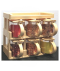 iShopping - Easy Shop Masala Jar Set With Spoon & Stands – 6pcs