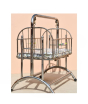 iShopping - Easy Shop Stainless Steel Swing Cradle For Babies With Foam Bed