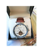 iShopping - EStore4U Automatic Leather Watch For Men Brown (0058)