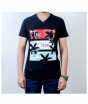 iShopping - Evenodd Printed T-Shirt for Men Black