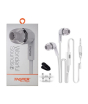 iShopping - Faster F8 Wonderful Bass Sounds Earphones White - Pack Of 3