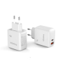 iShopping - Faster USB-C Super Fast Charging Wall Charger with PD Cable White (PD-45W)