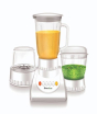 iShopping - Galaxy 3 In 1 400w Blender White (GE-404)