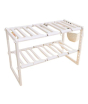 iShopping - Ferozi Traders Under The Sink Storage Shelf Organizer White