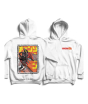 iShopping - Genteez Chainsaw Digital Printed Pullover Hoodie For Men-White-Large