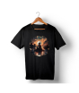 iShopping - Genteez Luffy Digital Printed T Shirt For Men-Black-Medium