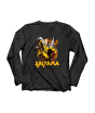 iShopping - Genteez Saitama Digital Printed Full Sleeves T Shirt For Men-Black-Medium