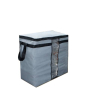 iShopping - Araaish Stripe Design Storage Bag large-Grey