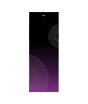 iShopping - Haier Glass Door Inverter Freezer-on-top Refrigerator 10 Cu Ft HRF-316IA)-Purple