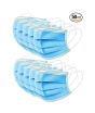 iShopping - Hamayun Goods 3 Ply Disposable Surgical Face Mask Blue (Pack Of 50)