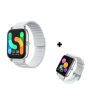 iShopping - Haylou RS4 Plus Smart Watch With Dual Straps (Magnetic + Silicone)