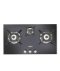 iShopping - Haier 3 Burner Glass Gas Hob (HCC830DGG)