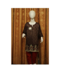 iShopping - Hi-fi Bazaar Cotton Embroidery Dress For Girls Brown (0002)