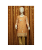 iShopping - Hi-fi Bazaar Cotton Embroidery Dress For Girls Peach (0003)