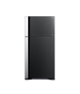 iShopping - Hitachi Big 2 Glass Freezer-on-top Refrigerator Glass Gray 19 Cu ft (R-VG690P7MS)