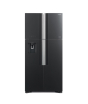 iShopping - Hitachi Big French Deluxe Refrigerator Glass Gray 19 Cu ft (R-W690P7MSX)