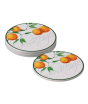iShopping - Premier Home Orange Grove Coasters Pack Of 4 (722444)