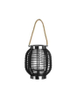 iShopping - Premier Home Altar Large Wood Lantern - Black (1410822)