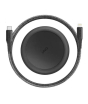 iShopping - Uniq Halo USB-C to Lightning Smart Cable Organiser Black