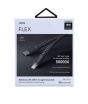 iShopping - Uniq Flex USB-C TO Lightning Strain Relief Cable Charcoal