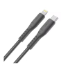 iShopping - Uniq Flex USB-C TO Lightning Strain Relief Cable Charcoal