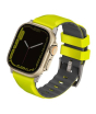 iShopping - Uniq Linus Airosoft Silicone Strap For Apple Watch Series 1-8 Lime Green 