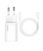 iShopping - Baseus Super Si 20W Quick Charger 1C Set With Iphone To Type-C PD Data Cable 1M