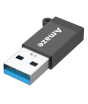 iShopping - Amaze A14 USB 3.0 To Type C Female Adapter Black