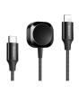 iShopping - Mcdodo 15W 2 in 1 Apple Watch Charger and Lightning To Type C Cable Black (Ch-2980)