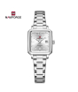 iShopping - Naviforce Square Class Edition Watch For Women Silver (NF-9252l-7)