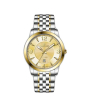 iShopping - Timezone Infinity Nebula Watch For Men Two Tone Golden ( TZ-1333)-Gold