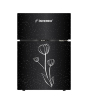 iShopping - Inverex Glass Door Freezer-on-Top Refrigerator 5 cu ft Black (INV-55 GD)