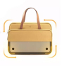 iShopping - Jcpal Milan Briefcase Sleeve Laptop Bag Sand (JCP2609)