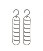 iShopping - Premier Home Plastic Tie Organizer - Set Of 2 Grey (1900392)