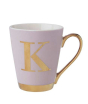 iShopping - Premier Home Mimo Frosted Deco Monogram Mug - Pink (723275)