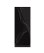iShopping - Kenwood Glass Door Freezer-on-Top Refrigerator 15 Cu Ft Black (KRF-400 GD)