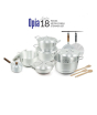 iShopping - Klassic Metal Finish Cookware Gift Set - 18 Pieces