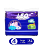 iShopping - Leo Blue Baby Diaper Large 7-18 KG Pack Of 24