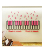 iShopping - LookNBuy Piano With Sound Waves Wall Art (0031)