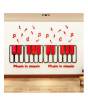 iShopping - LookNBuy Piano With Sound Waves Wall Art (0031)