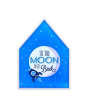 iShopping - Premier Home To The Moon & Back Led Light Box - Blue (2502165)