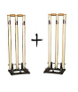 iShopping - M Toys Wooden Cricket Wickets With Metal Base 