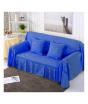 iShopping - Maguari 5 Seater Sofa Couch Cover Protector Blue