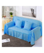 iShopping - Maguari 5 Seater Sofa Couch Cover Protector Sky Blue