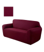 iShopping - Maguari Jersey 5 Seater Sofa Cover Burgundy