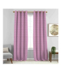 iShopping - Maguari Lining PQ Jacquard Curtains 2 Pcs Pink